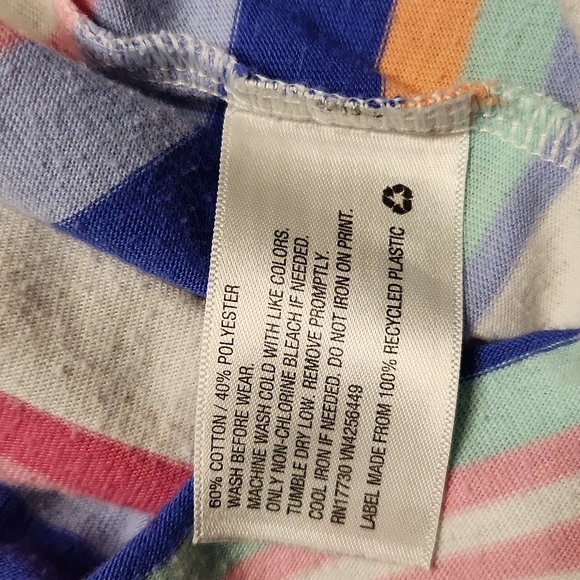 SUMMER DRESS Cat & Jack Comfy Striped Summer Tank Dress S/P  6 - 6x - Picture 5 of 5